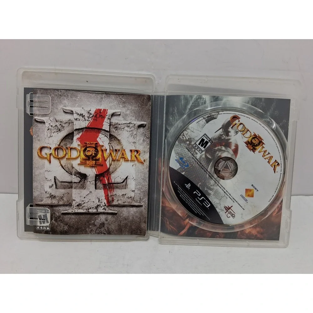 God of War III 3 Sony PlayStation 3 PS3 Game with Manual BCUS-98111